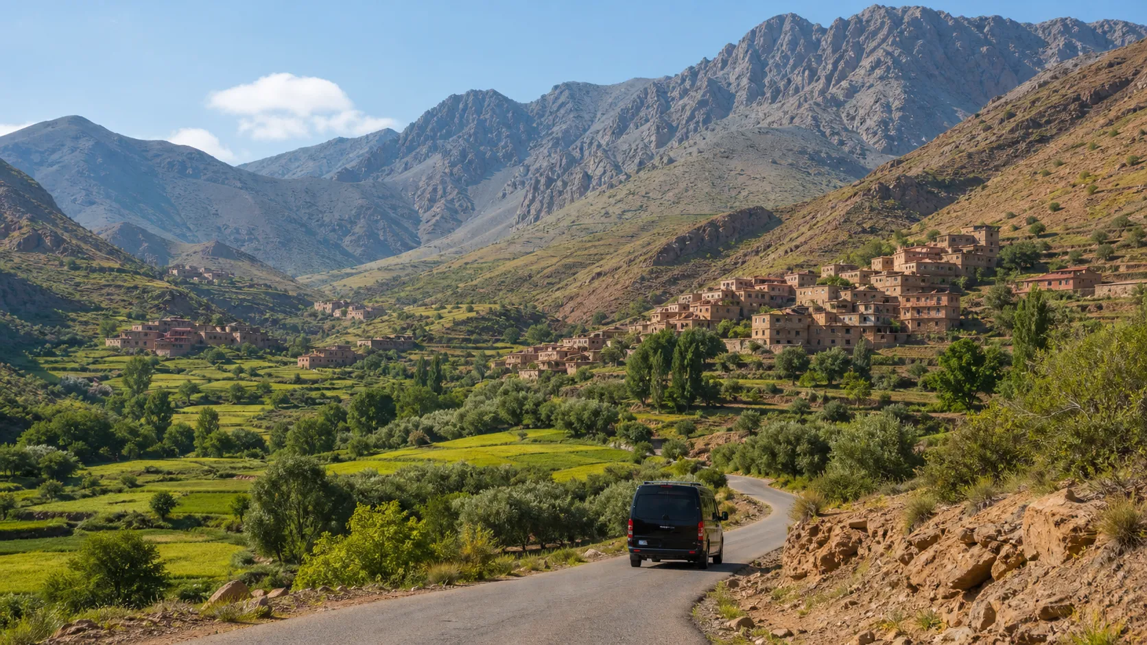 Marrakech to Aït Bouguemez: Stops, Food and Local Crafts